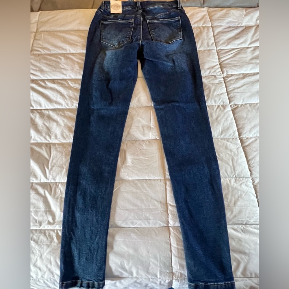 NWT Wax Jeans High waist skinny. Blue jeans junior size 3. Very stretchy. - Picture 4 of 8